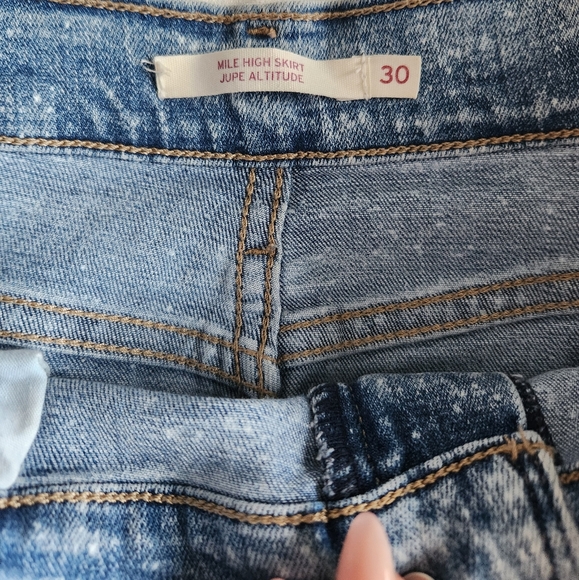 Levi's Mile High Mini Skirt - Picture 2 of 5